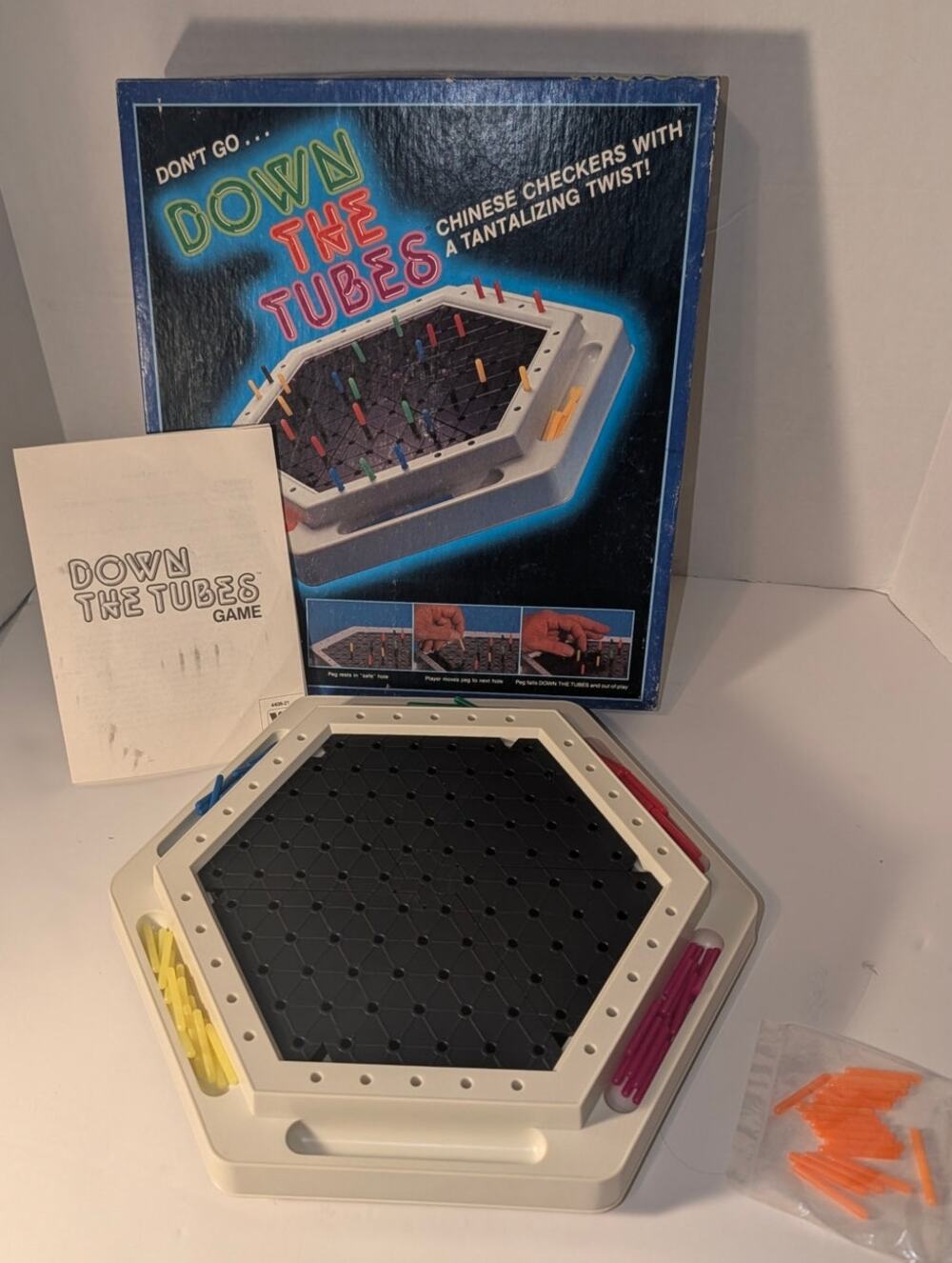 Vintage 1982 Don't Go Down the Tubes Board Game Whitman Complete